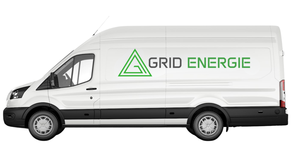 Utilitaire aux couleurs de Grid Energie